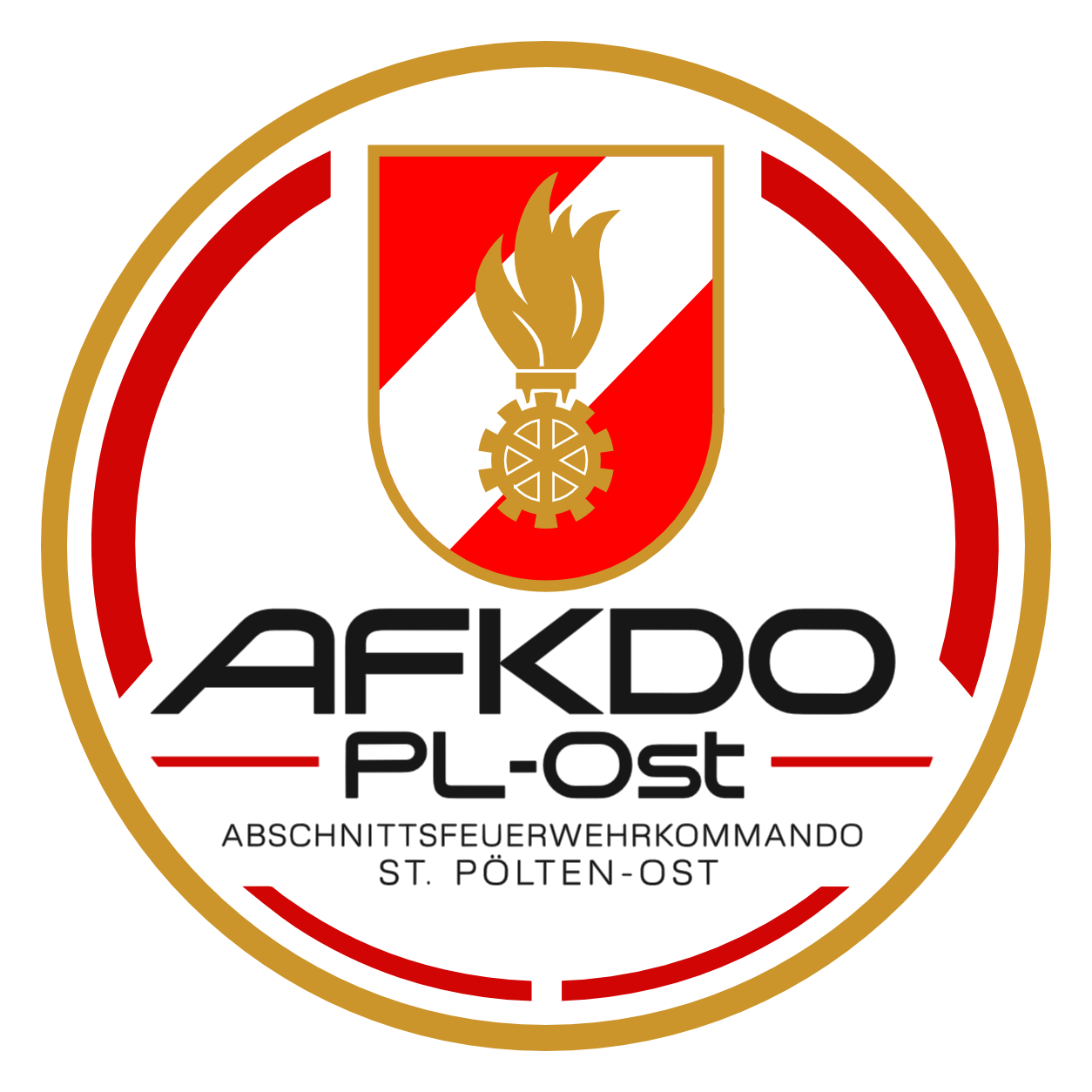 Stilierte Grafik als Logo Abschnittskommandos St. Pölten-Ost